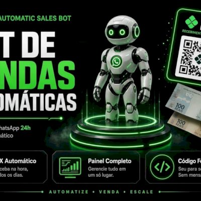 BOT DE VENDAS AUTOMÁTICAS PARA WHATSAPP