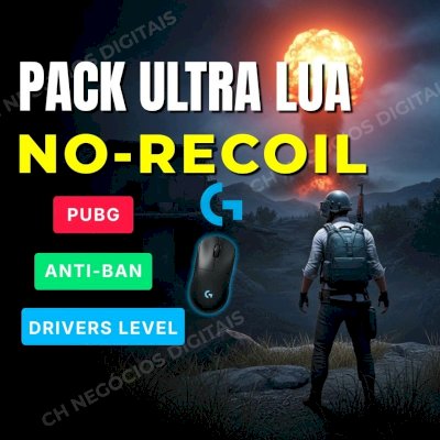 🎯 PACK ULTRA LUA LOGITECH 2026: No-Recoil PUBG Premium (Nível Driver)