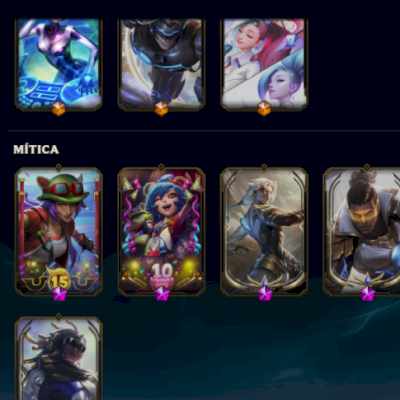 CONTA 100% SEGURA - 331 SKINS - NIVEL 719 - ESMERALDA - FULL CHAMPO