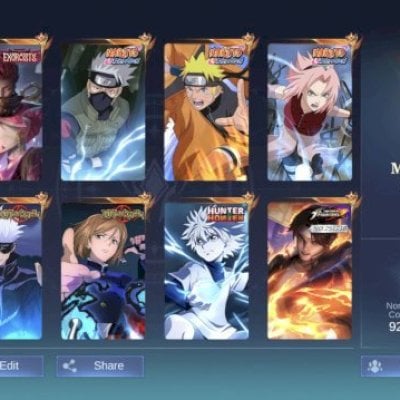 Conta mítico imortal MEGA COLECIONADOR 4