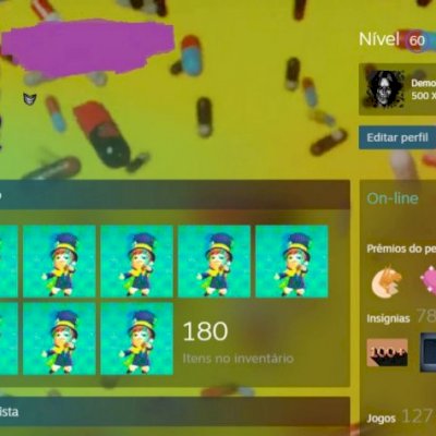Conta Steam 6 anos/Nvl 60/127 jogos PAGOS, ÚNICO DONO