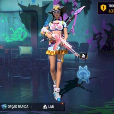 FF conta antiga 7 anos com skins e pets raros