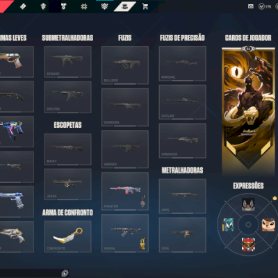 vendo conta com skins boas para começo