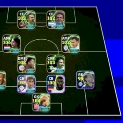 Efootball mobile contas