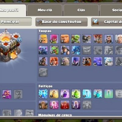 Conta Clash of clans CV 11 full
