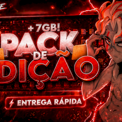 🔥 PACK DE EDIÇÃO PRO 7GB – ENTREGA AUTOMÁTICA + BARATO