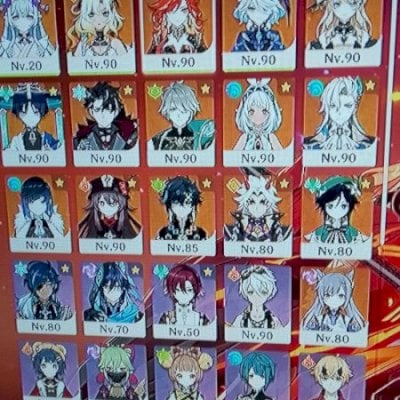 Conta genshin ar 58 14t5 limitados bluidados