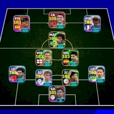 android/força 3193/pack portugal (CR7 105) + plus (zico, alonso, doue e mais)