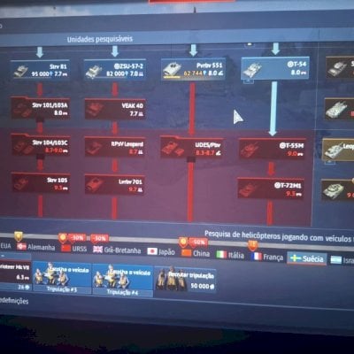 Conta War Thunder Suécia