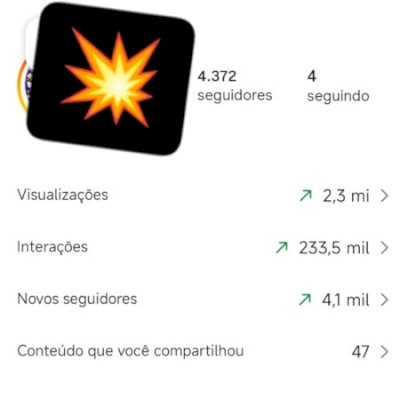 Conta com 4.500 followers, bem movimentada.