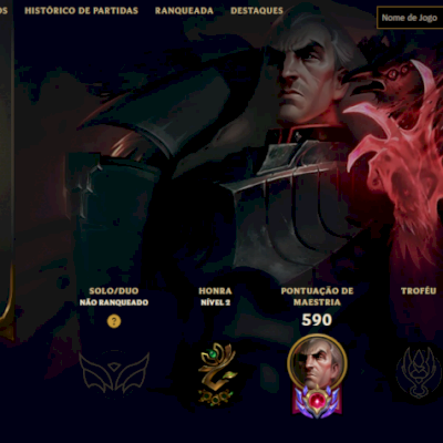 Conta LOL Lvl 195 contendo 195 skins FULL ACESSO