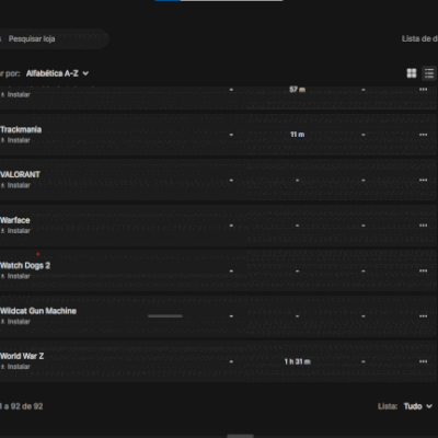 Vendo conta da Epic Games com mais de 80 jogos top! mais de R$ 4000 em jogos