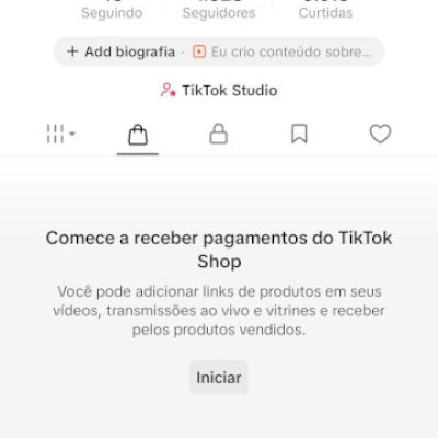 Vendo conta do tik Tok com shop ativo