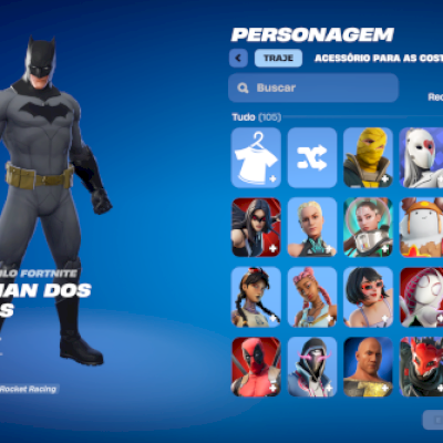 Conta Fortnite com 105 Skins e Mais + Epic cheia de jogos