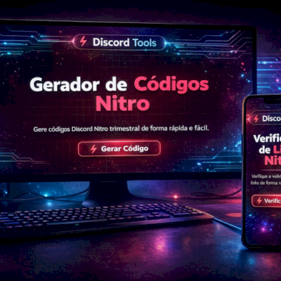 💎 CAÇADOR DE NITRO 2.0 - A Ferramenta que Todo Mundo Tá Usando no Celular e PC!