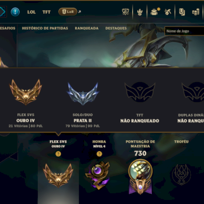 Prata 2 com TODOS os Champs e 157 Skins ( JG / TOP / ADC ) - ( Nivel 565 )