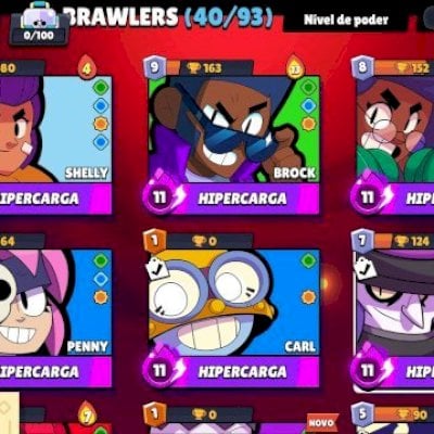 Brawl Stars conta Iniciante (Extremamente rara, difícil de fazer uma conta dessa