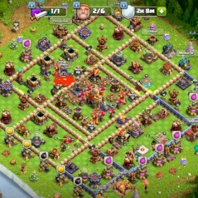 Centro da vila nível 16 praticamente full