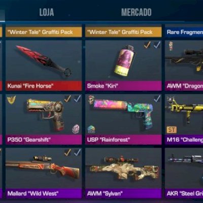 Vendo conta standoff com passe zerado 2 vezes e mais de 3k de gold