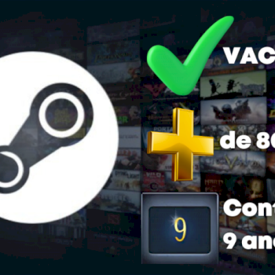 CONTA STEAM 9 ANOS + DE 80 JOGOS