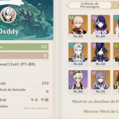 CONTA GENSHIN META! ALERCCHINO R1 + T5s