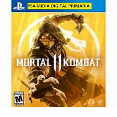 DE PS4 Mortal Kombat 11  PS4 EM MIDIA DIGITAL PRIMARIA