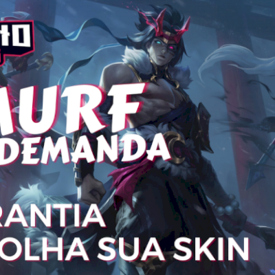 [BR] SMURF LOL LVL 30 ATÉ 70K ESSÊNCIA AZUL + ESCOLHA SKIN ALTA DEMANDA