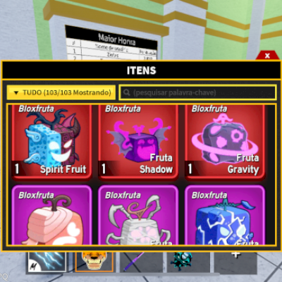 Conta Blox Fruit Com fruta permanente