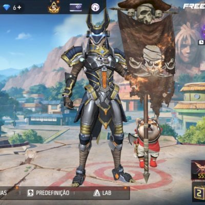 Conta de ff nível 78,PASSE EGITO