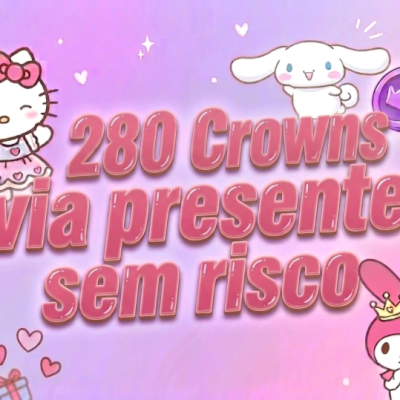 👑Crowns via presente sem risco de remoção 🎁