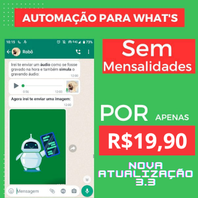 Zap Bot - Vitalício - Pronto Para Revenda - ATUALIZADO 3.3