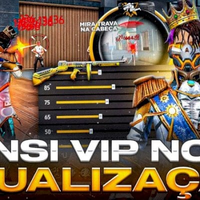 SENSI VIP NOVA ATUALIZAÇÃO ⚙️ - MIRA NÃO TREME! A MELHOR DO FF