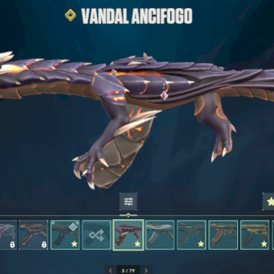 Conta de vava, skins de quase todas as armas valor muito abaixo do preço