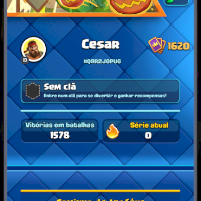 Conta Clash, 12k troféus, 3,7k de gemas e 1,3 milhões de gold