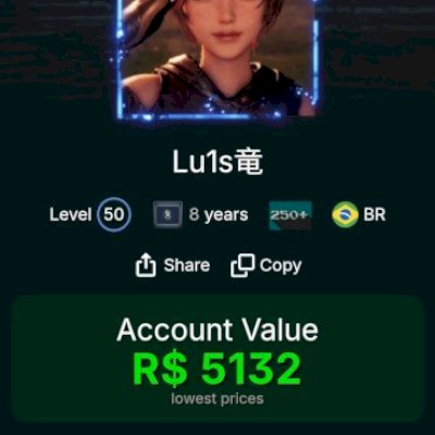 Conta steam com mais de 280 jogos e 7 anos de conta