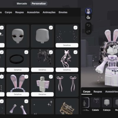 conta roblox, unissex, alguns passes do brookhaven +18