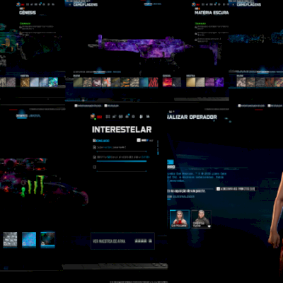 CONTA WARZONE/COD INTERISTELLAR + DARK MATTER + SINGULARIDADE + GÊNESIS e ETC