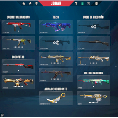 Conta Valorant e LOL, 2000 reais gastos no valorant e 202 skins no LOL