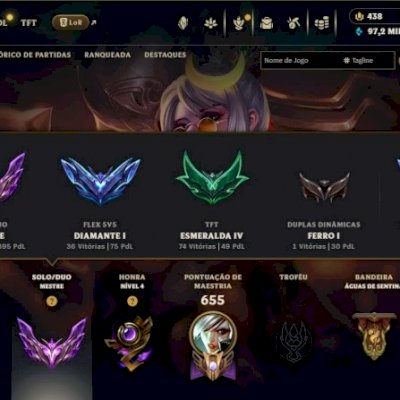 CONTA ÓTIMA DE LOL 100% CONFIANÇA