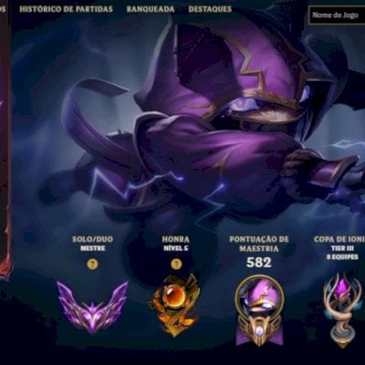 Conta Mestre, 50k BP, All Champions, 119 Skins, Lvl 454