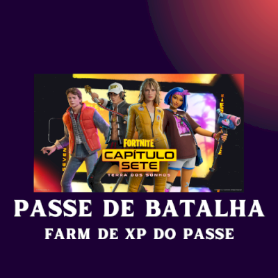 Passe FORTNITE - Upo seu passe - Farm de XP