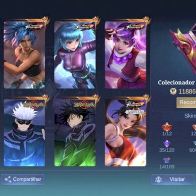 Conta 303 Skins e 13mil partidas