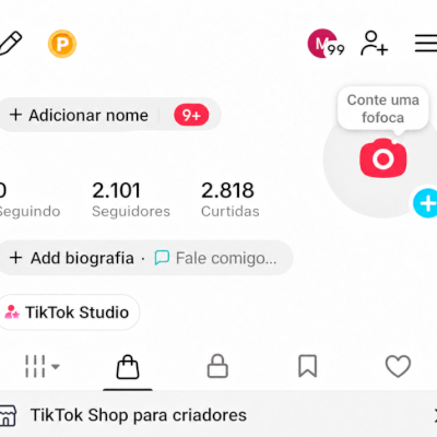 CONTA TIK TOK SHOP 2,1K SEG E 2,8K DE CURT (SHOP ATIVO) (CONTAS TIK TOK SHOP)