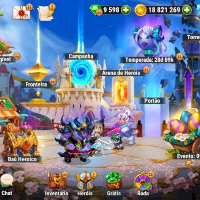 Conta Hero Wars Alliance - Vários Heróis Upados + Recursos