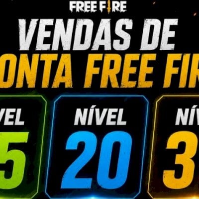[MELHORES CONTAS] CONTA FREE FIRE LV 15,20,30 NA PROMOÇÃO