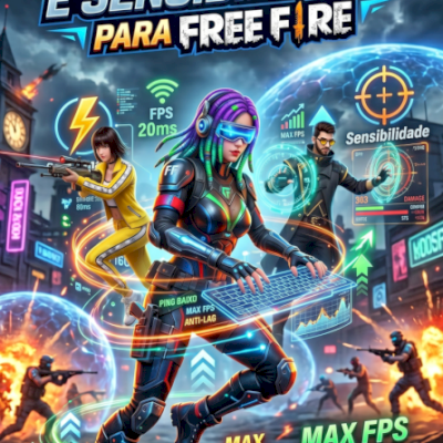 ⚙️ OTIMIZADOR MAX FF: Zero Lag + Sensi Perfeita 🚀 | FPS Destravado e Mira Gruda