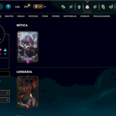 Ouro 3 com 110 Champs e 21 Skins +1 Prestigio