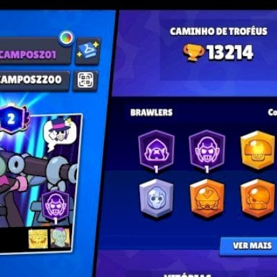 VENDO CONTA DE BRAWL STARS PARA QUEM NÃO QUER COMEÇAR DO ZERO