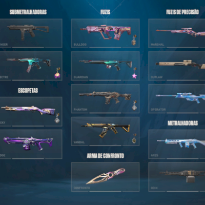 Conta Valorant ouro II: Skins  de passe: 29  Skins fora do passe: 11  Nível: 122