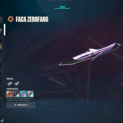 CONTA VALORANT ASCENDENTE 2 / FA / SKINS DE VANDAL, PHANTOM, SHERIFF E FACA